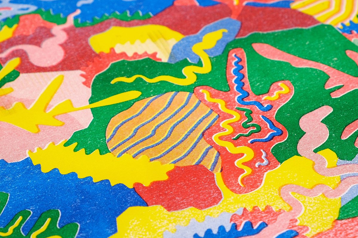 “巫RISOGRAPH”紡織品品牌設(shè)計  工藝品設(shè)計展示