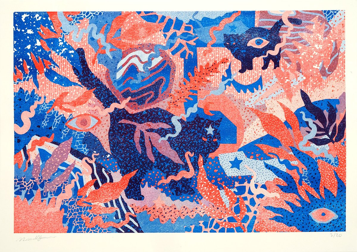 “巫RISOGRAPH”紡織品品牌設(shè)計  工藝品設(shè)計展示