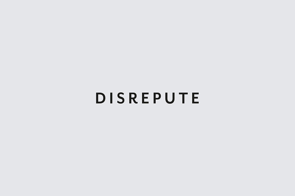 Disrepute酒吧品牌設(shè)計  字標(biāo)設(shè)計