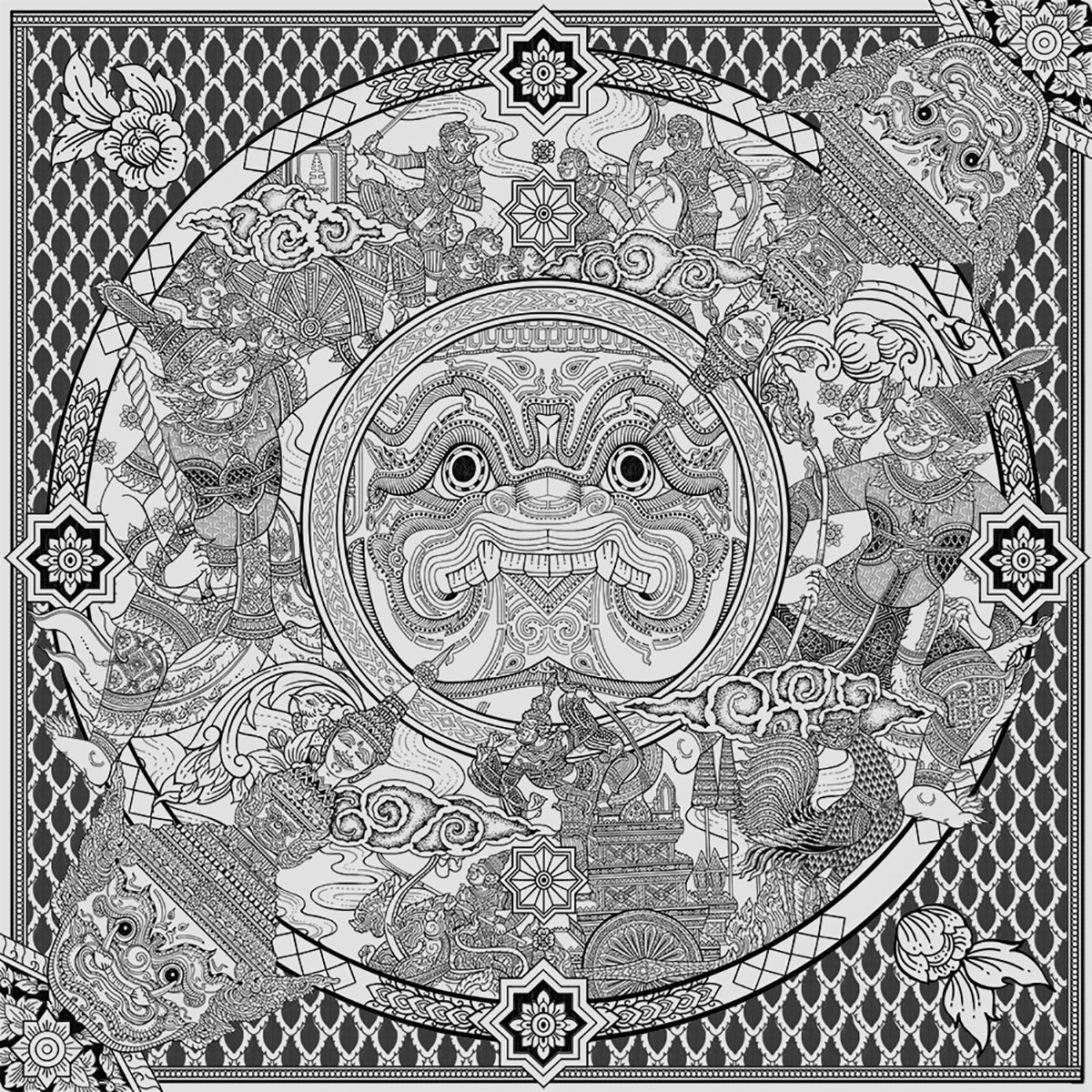 深圳品牌設(shè)計  深圳品牌策劃  Vandavanda圍巾品牌形象設(shè)計  插畫展示