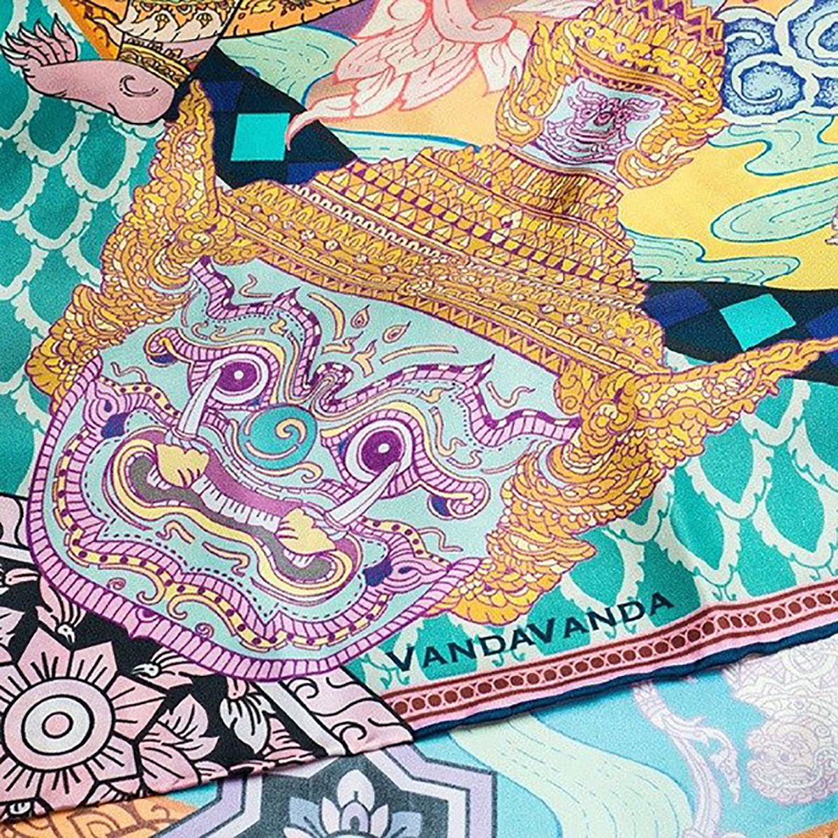深圳品牌設(shè)計  深圳品牌策劃  Vandavanda圍巾品牌形象設(shè)計  插畫展示