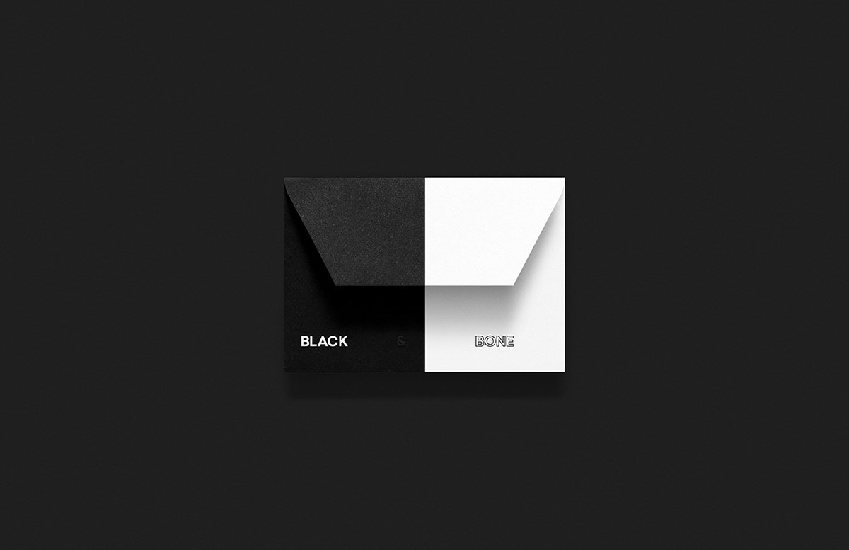 深圳品牌設(shè)計(jì)  深圳品牌策劃  BLACK女裝品牌形象設(shè)計(jì)  信封設(shè)計(jì)
