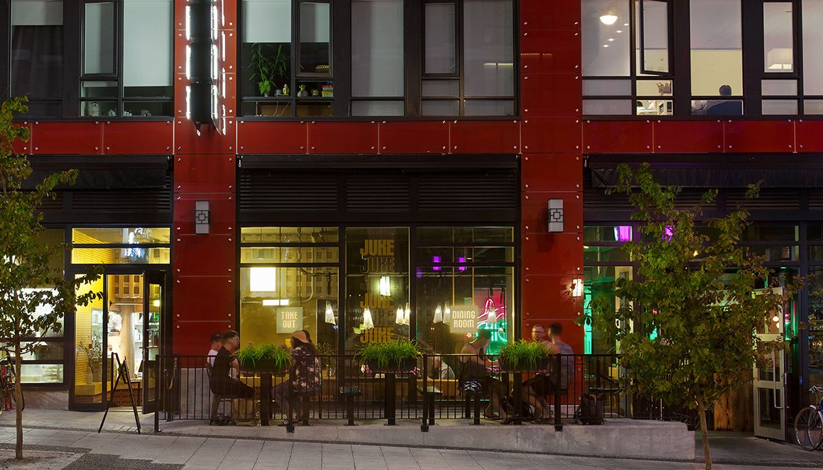 深圳品牌設(shè)計  深圳品牌策劃  JUKE餐飲品牌形象設(shè)計  店鋪展示