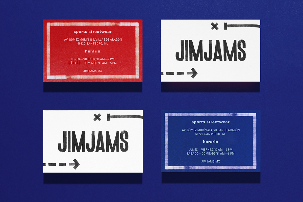 深圳品牌設計  深圳品牌策劃  JimJams體育用品品牌形象設計  名片設計