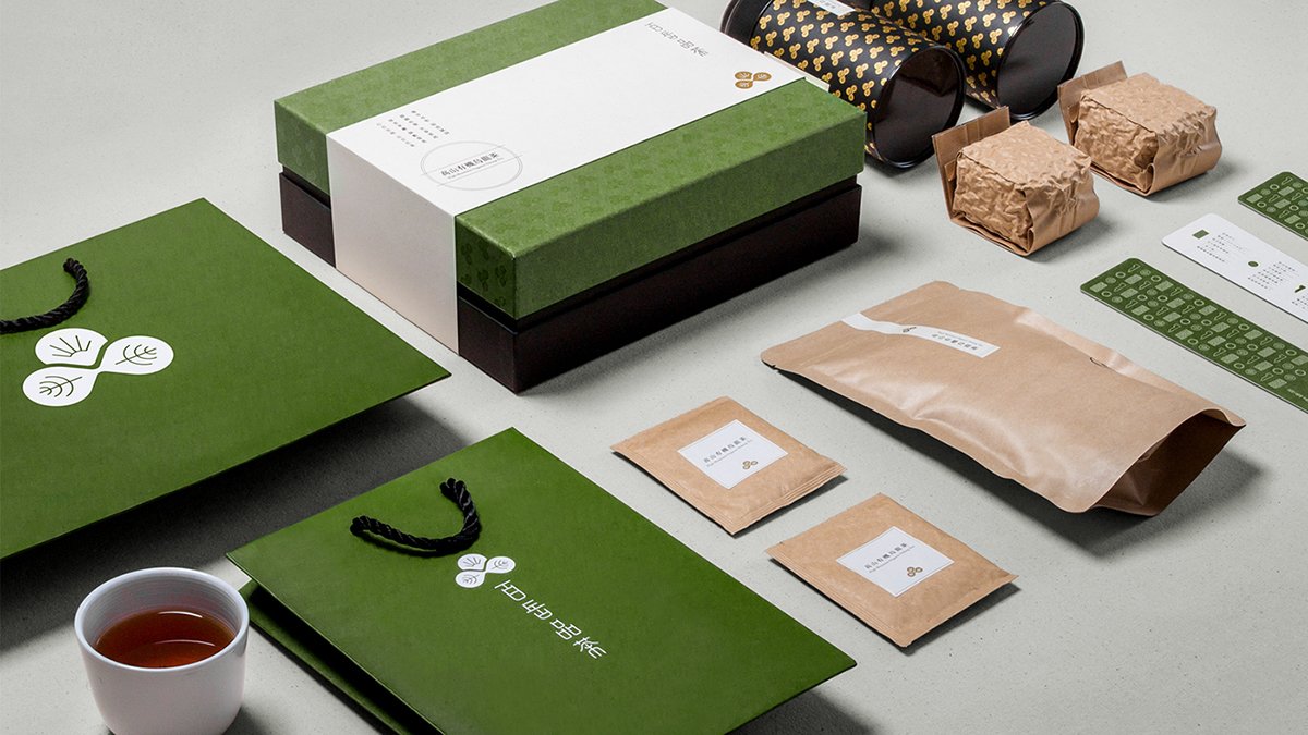 百岳茶茶葉品牌形象設(shè)計(jì)展示