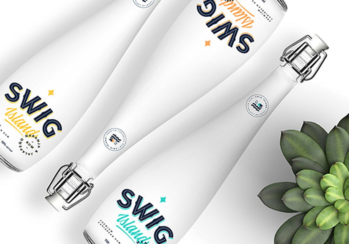 瓶裝和罐裝在高端飲料SWIG Island品牌包裝設(shè)計中的意義