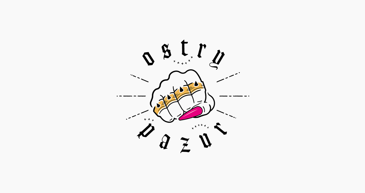 Ostry Pazur美甲中心品牌設(shè)計(jì)案例——“鋒利的爪子”個(gè)性化的品牌形象，品牌設(shè)計(jì)，品牌設(shè)計(jì)案例，美甲品牌設(shè)計(jì)，品牌形象設(shè)計(jì)，深圳品牌設(shè)計(jì)