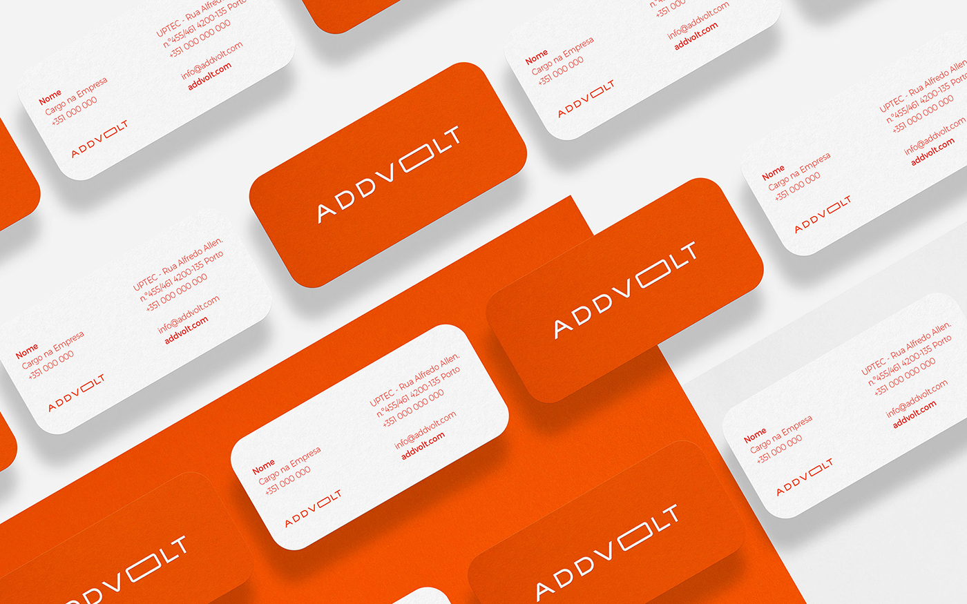 葡萄牙Addvolt 創(chuàng)新科技企業(yè)品牌設(shè)計欣賞，企業(yè)形象設(shè)計，深圳品牌設(shè)計，左右格局
