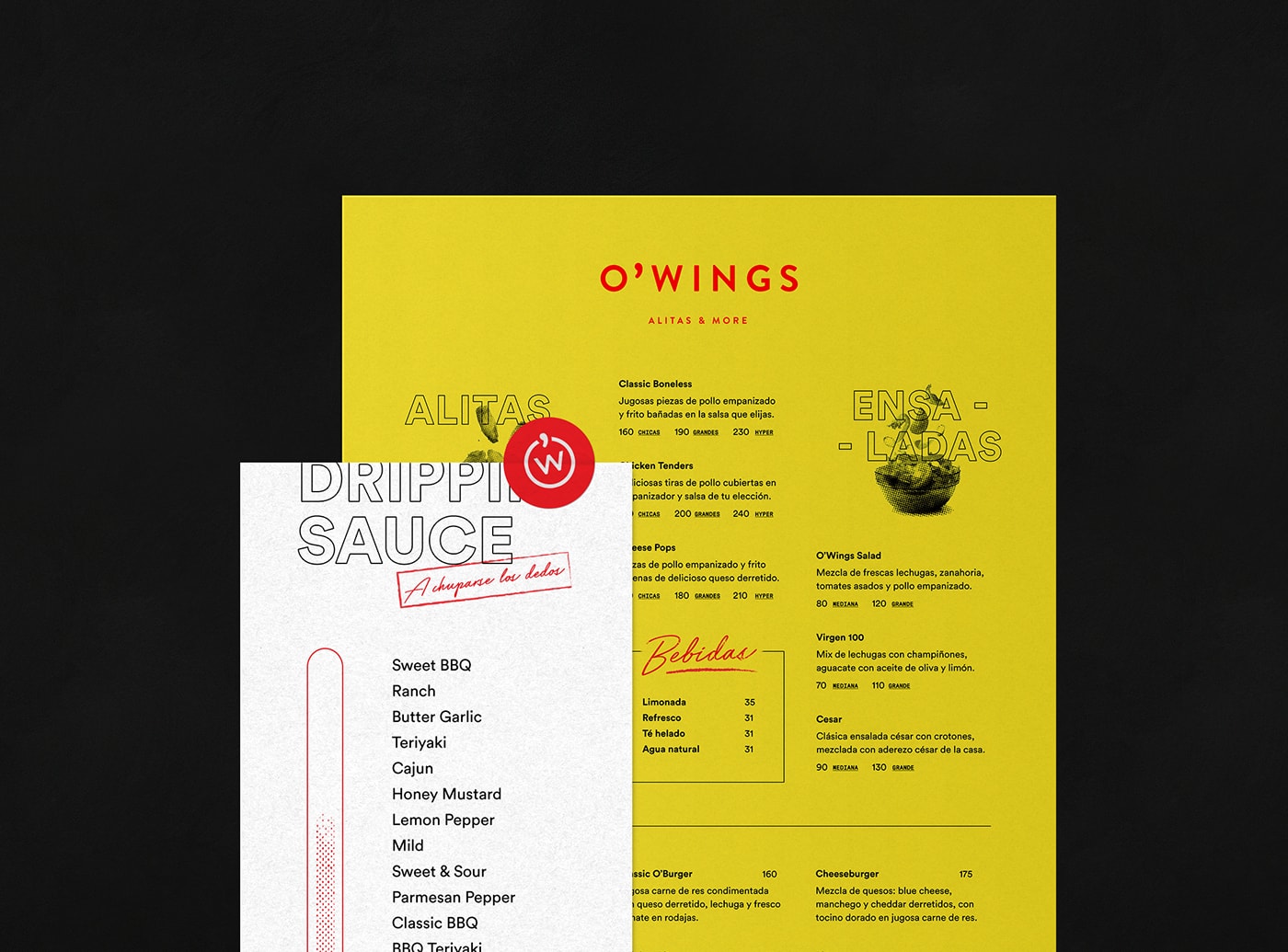 O'Wings 高檔快餐店品牌設(shè)計(jì)——品牌視覺(jué)營(yíng)銷(xiāo)塑造差異化，餐飲品牌設(shè)計(jì)，餐飲視覺(jué)營(yíng)銷(xiāo)，品牌設(shè)計(jì)公司，深圳品牌設(shè)計(jì)，左右格局