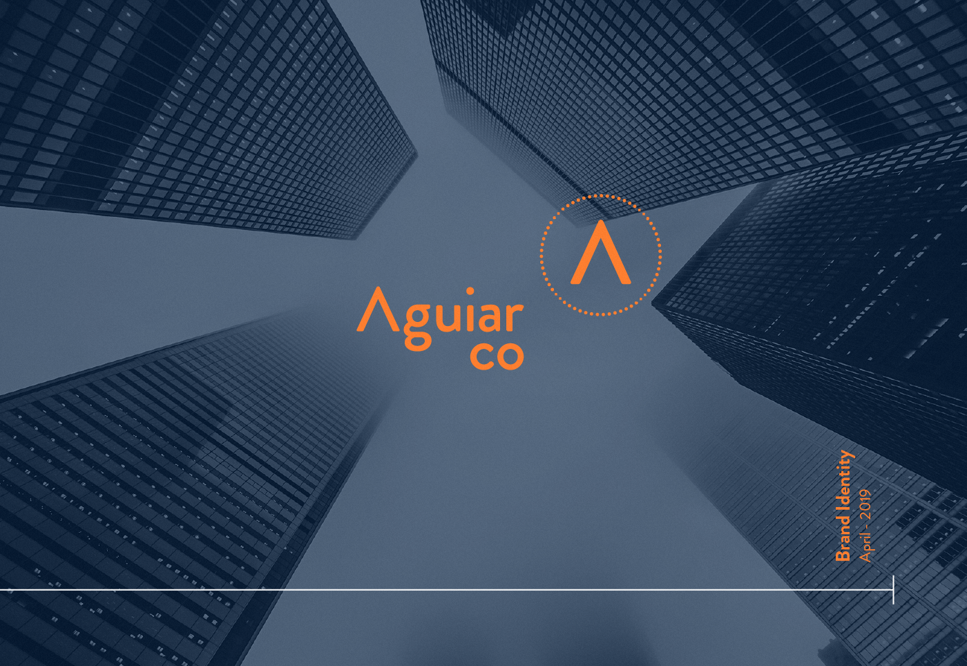 商業(yè)金融咨詢公司 AguiarCo 品牌形象設計案例，金融品牌設計，企業(yè)形象設計，深圳品牌設計，左右格局