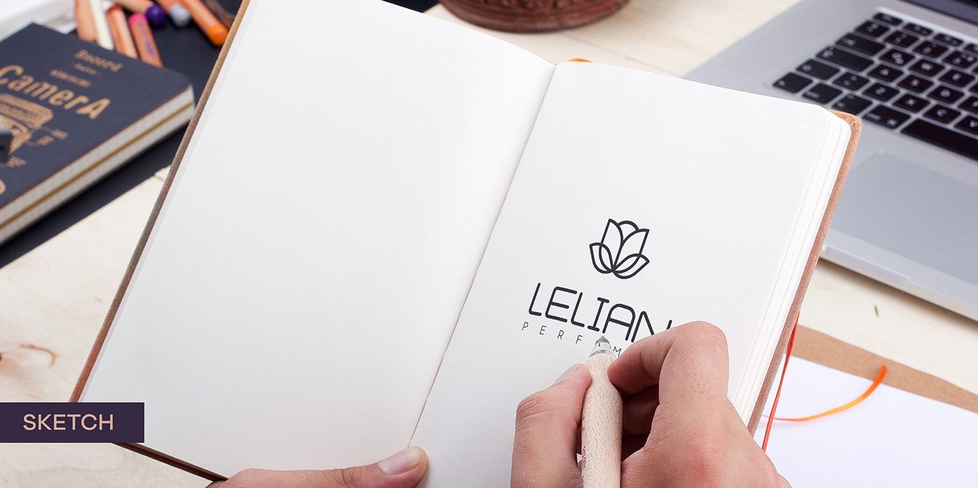 簡約精致 LELIAN 香水奢侈品品牌設(shè)計案例，香水品牌設(shè)計，化妝品品牌設(shè)計，深圳品牌設(shè)計，左右格局