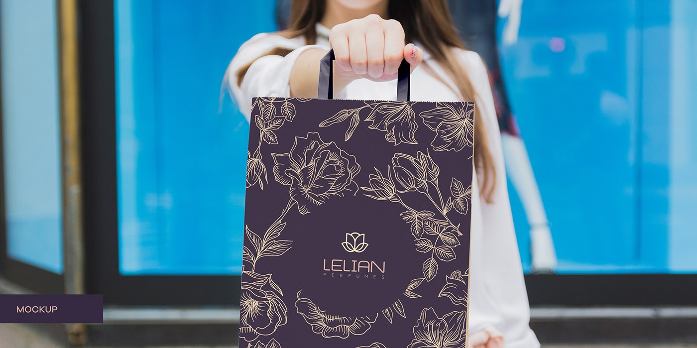 簡約精致 LELIAN 香水奢侈品品牌設(shè)計案例，香水品牌設(shè)計，化妝品品牌設(shè)計，深圳品牌設(shè)計，左右格局